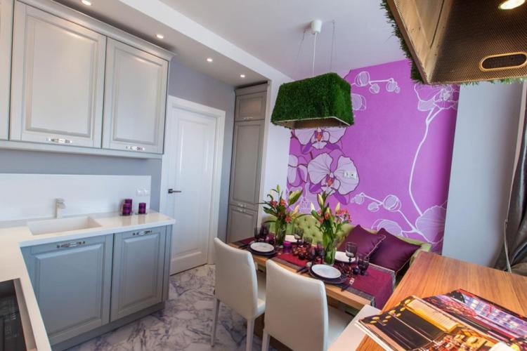 Décoration murale - Cuisine design 10 m²