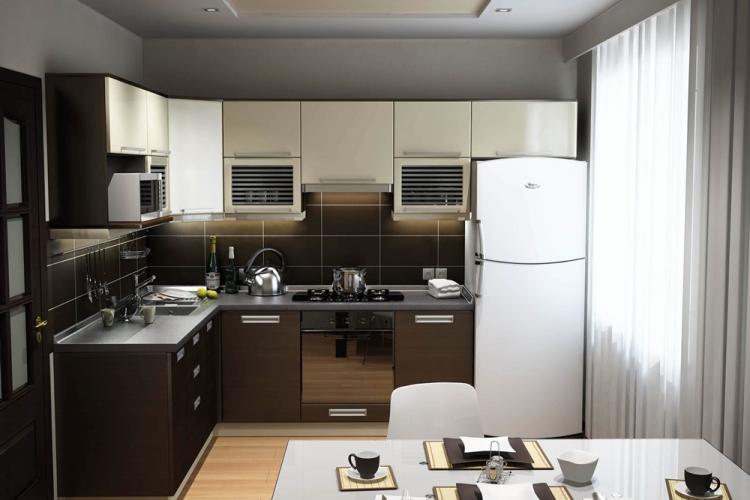 Conception de cuisine 10 m² - des photos de vrais intérieurs