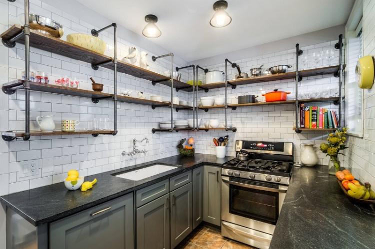 Design d'intérieur de cuisine 12 m² - des photos de vrais intérieurs