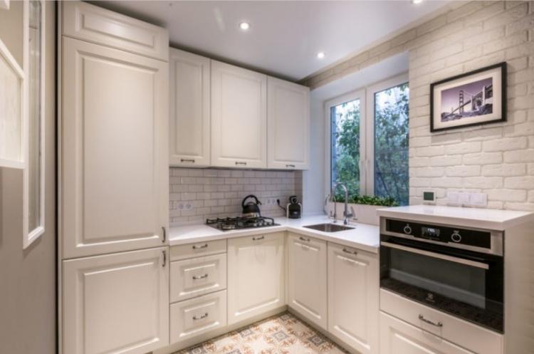 Design d'intérieur de cuisine 12 m² - des photos de vrais intérieurs