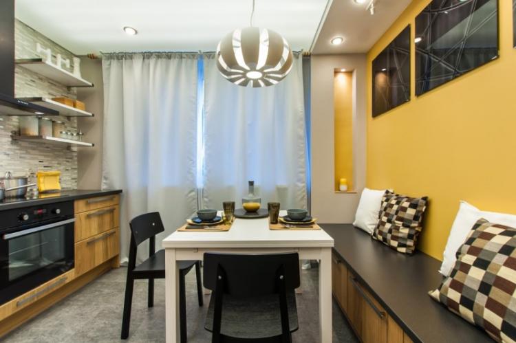 Décoration murale - Cuisine design 13 m²