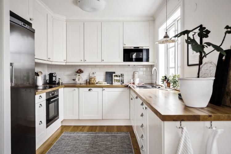 Conception de cuisine 13 m² - des photos de vrais intérieurs