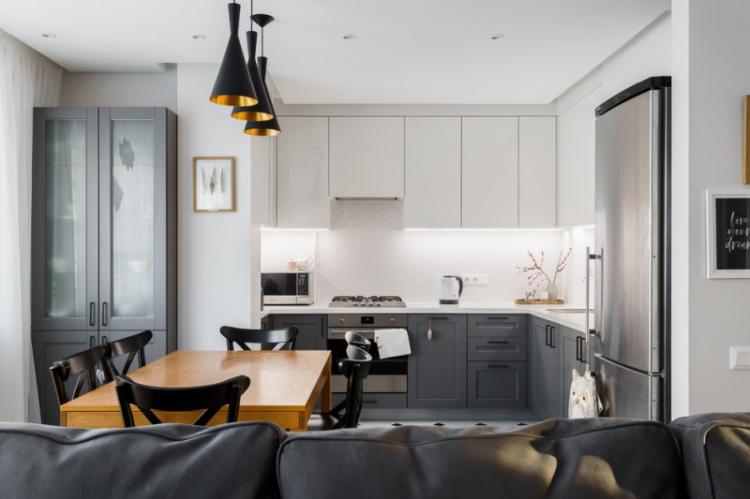 Conception de cuisine 13 m² - des photos de vrais intérieurs