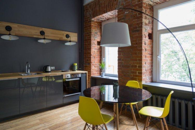 Cuisine 14 m² - photo design d'intérieur