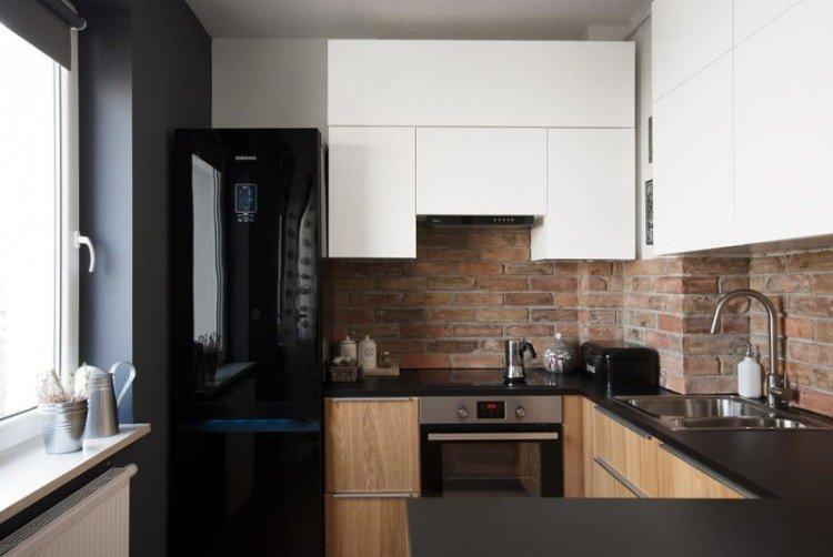 Cuisine 2 par 3 de style loft - Design d'intérieur