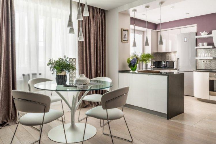 Cuisine 20 m² - photo de décoration d'intérieur
