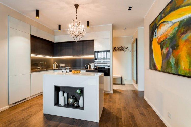 Cuisine 20 m² - photo de décoration d'intérieur