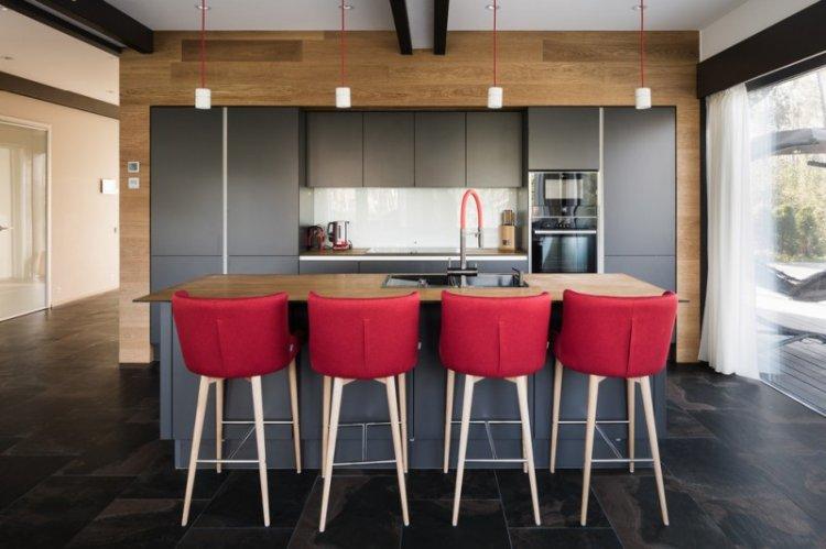 Cuisine 20 m² - photo de décoration d'intérieur