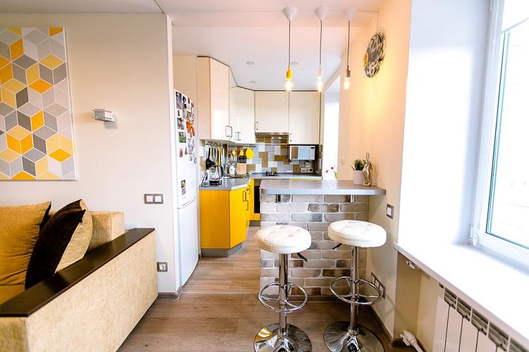 Conception de cuisine 6 m² - des photos de vrais intérieurs