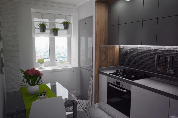 Conception de cuisine 7 m² - des photos de vrais intérieurs