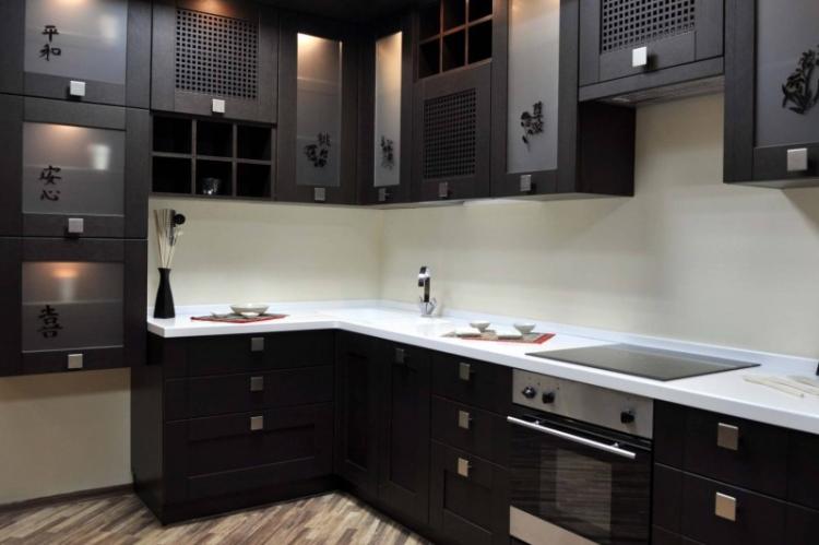 Cuisine 8 m² Style japonais - Design d'intérieur