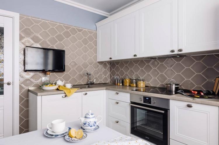 Design d'intérieur de cuisine 9 m² - des photos de vrais intérieurs