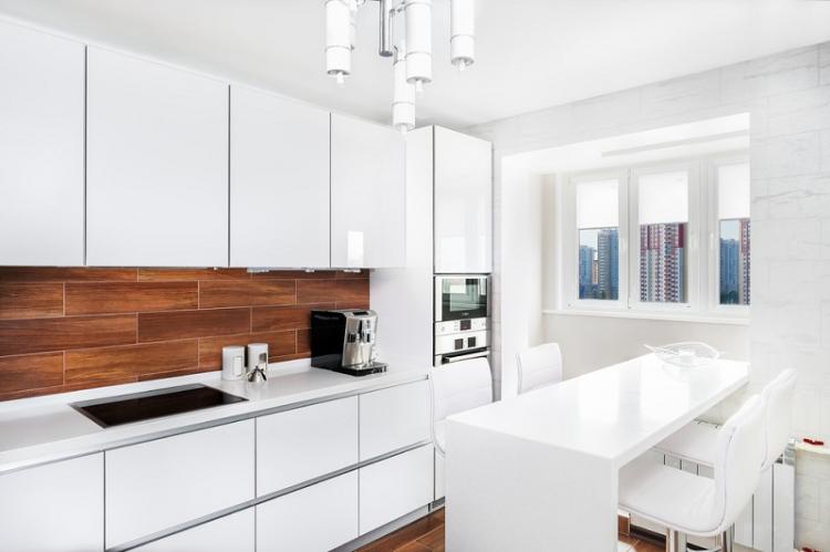 Design d'intérieur de cuisine 9 m² - des photos de vrais intérieurs