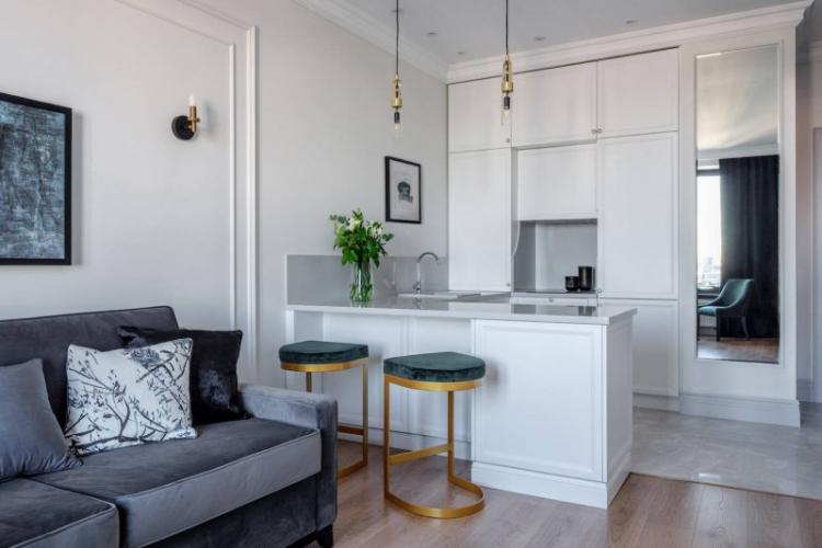 Styles d'intérieur - Conception de cuisine-salon