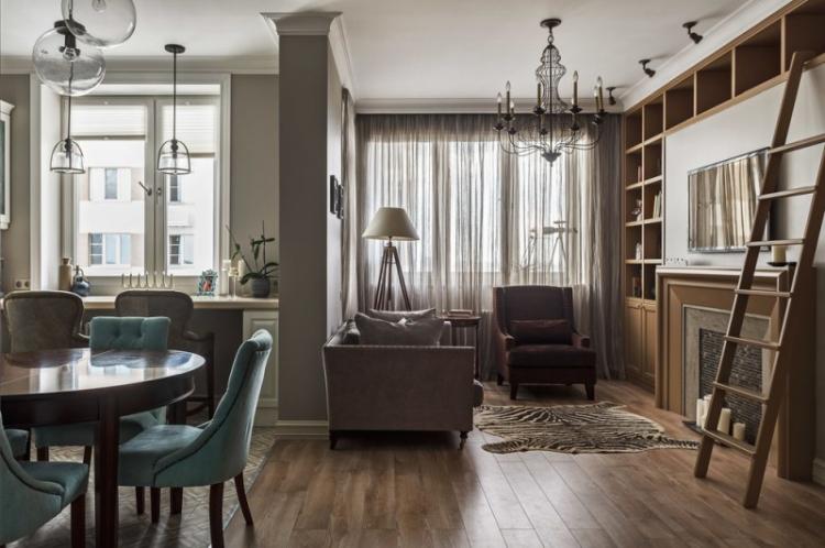 Finitions de sol - Conception cuisine-salon