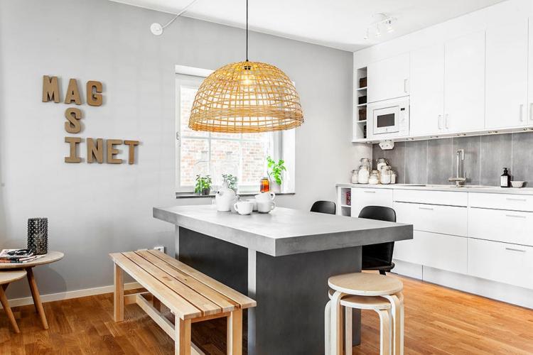 Caractéristiques - Conception de cuisine de style scandinave