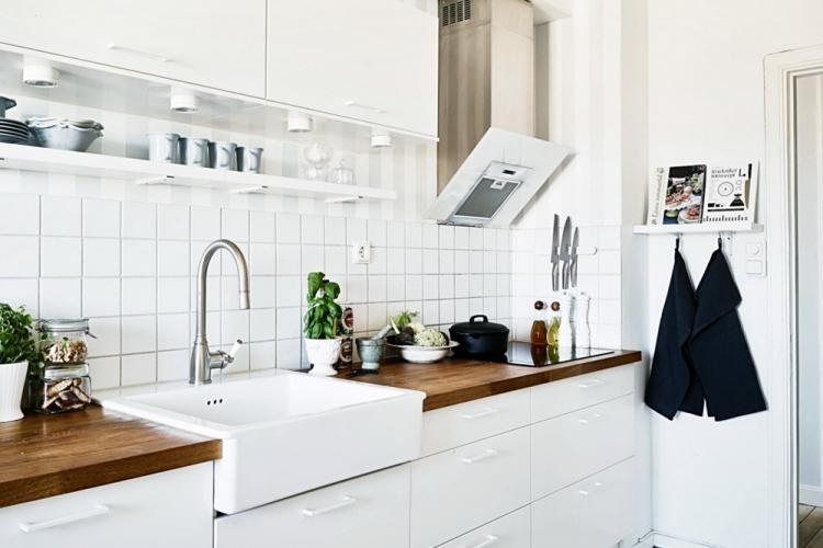 Design d'intérieur de cuisine de style scandinave - photo