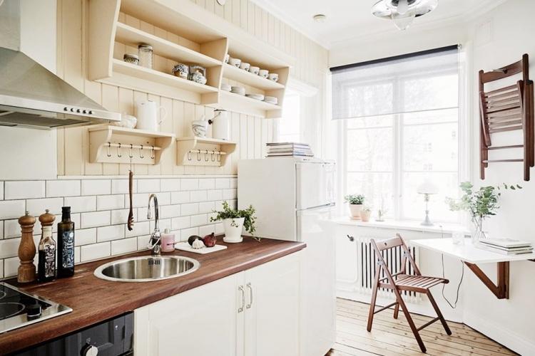 Design d'intérieur de cuisine de style scandinave - photo