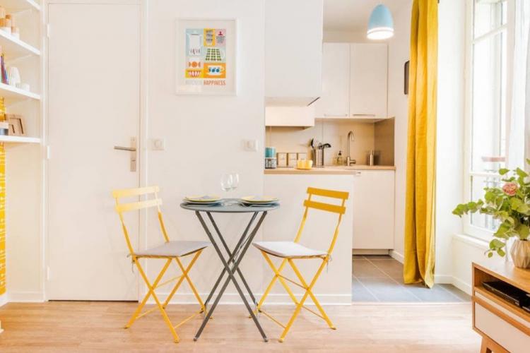 Design d'intérieur de cuisine de style scandinave - photo