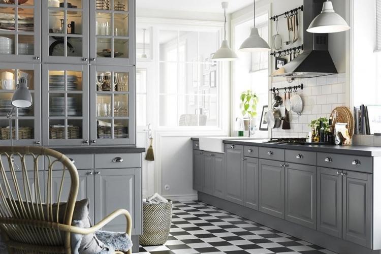 Design d'intérieur de cuisine de style scandinave - photo