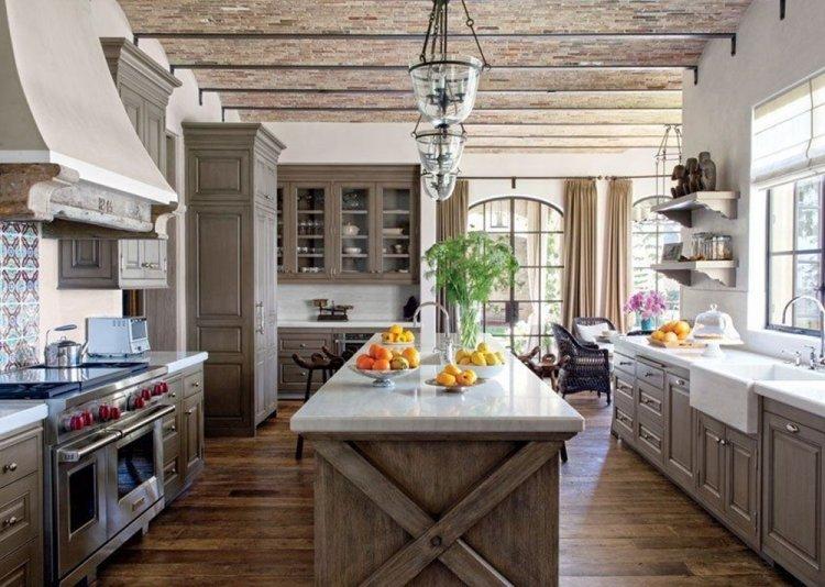 Cuisine de style campagnard - Photo de design d'intérieur