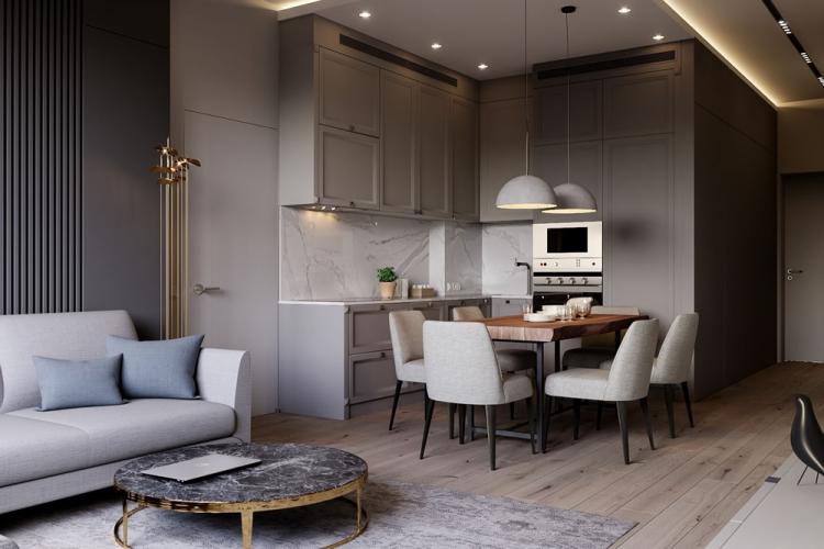 Eclairage - Conception d'un appartement de 30 m².