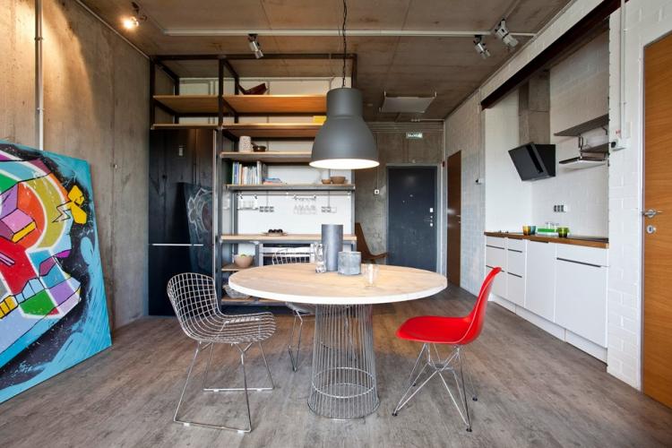 Appartement 30 m² style loft - Design d'intérieur