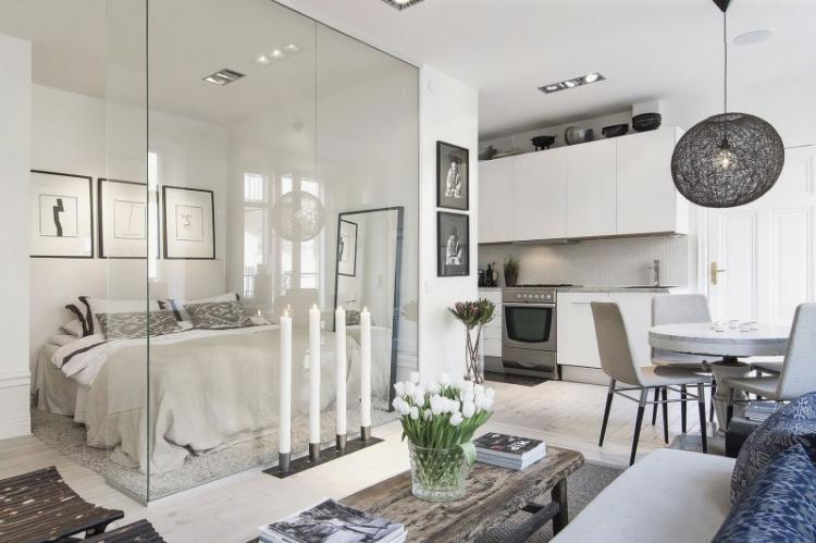 Studio de style scandinave - Design d'intérieur