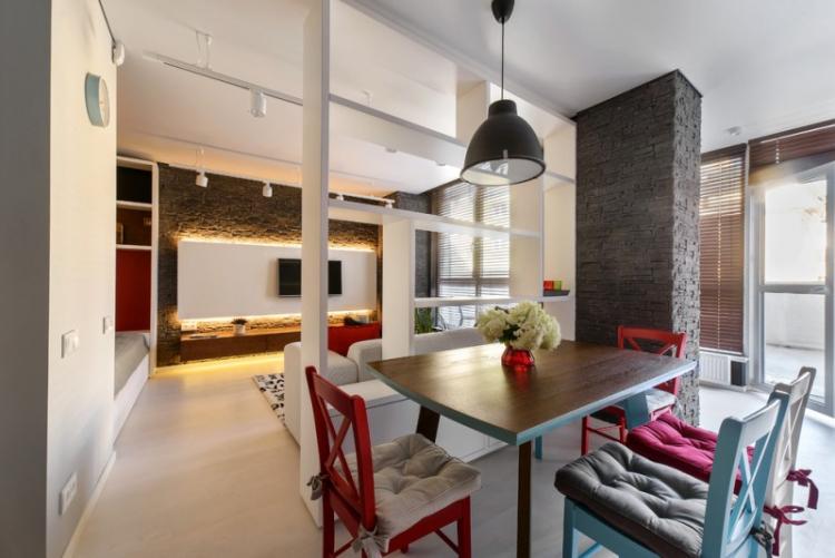 Design d'intérieur d'un studio - photos d'intérieurs réels