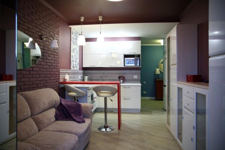 Design d'intérieur d'un studio - photos d'intérieurs réels