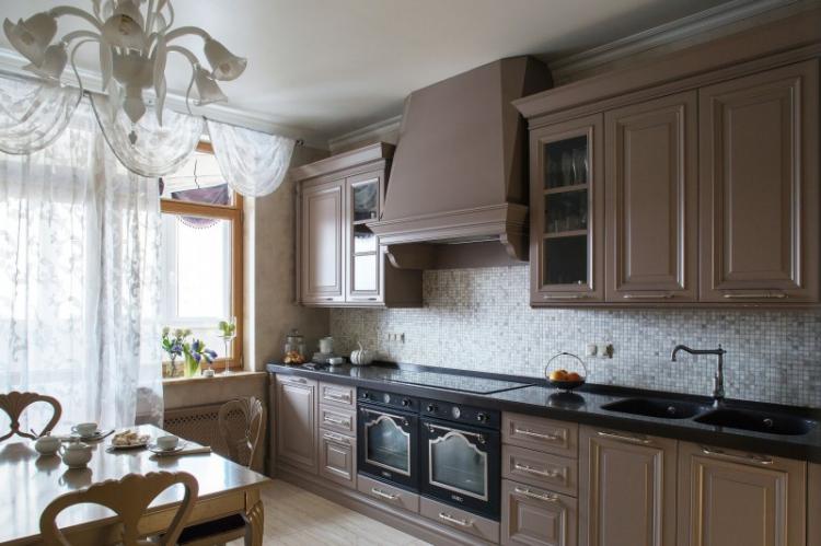 Conception d'appartement dans un style classique, Moscou