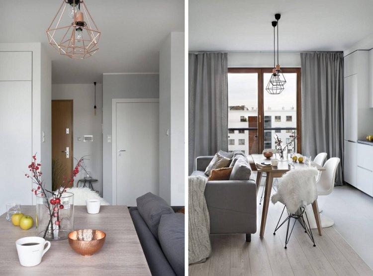 Appartement élégant à Gdansk - Design d'appartement de style scandinave