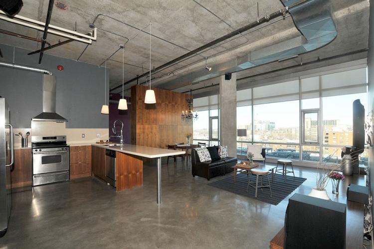 Caractéristiques - Conception d'appartement de style loft