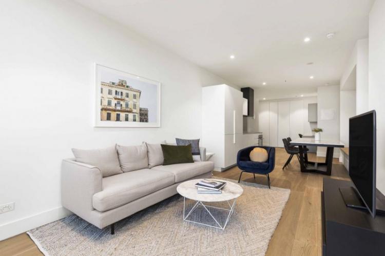 Appartement dans le style du minimalisme - photo de design d'intérieur