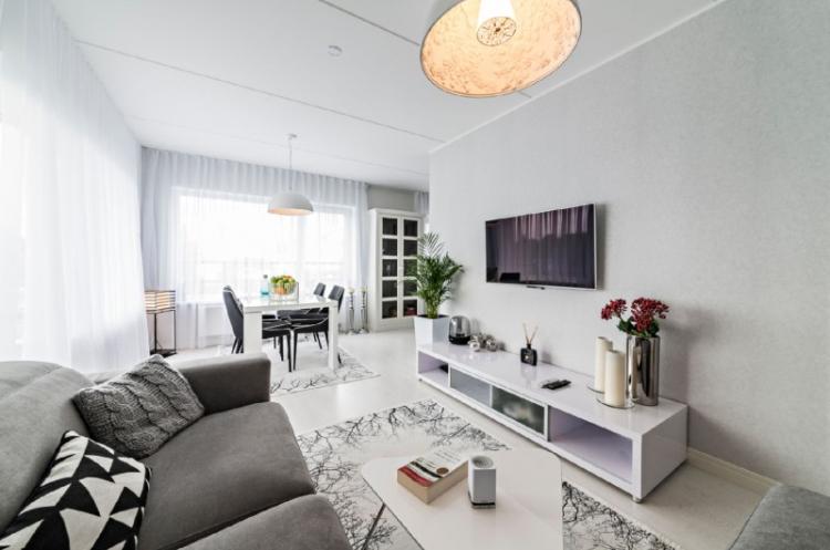 Appartement dans le style du minimalisme - photo de design d'intérieur