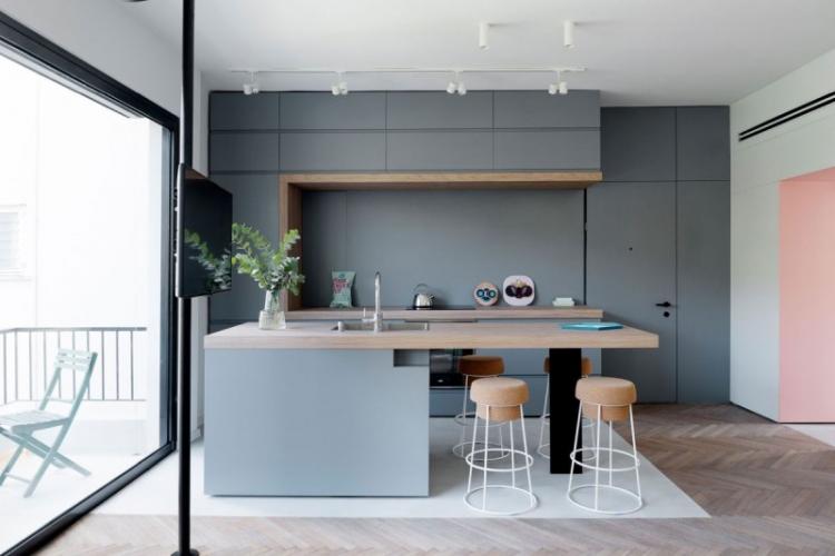 Appartement dans le style du minimalisme - photo de design d'intérieur