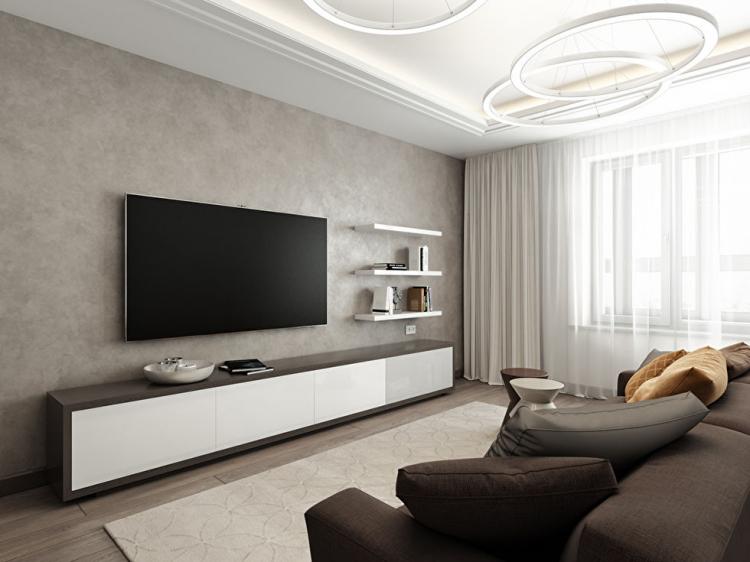 Conception d'un appartement dans le complexe résidentiel Sobranie