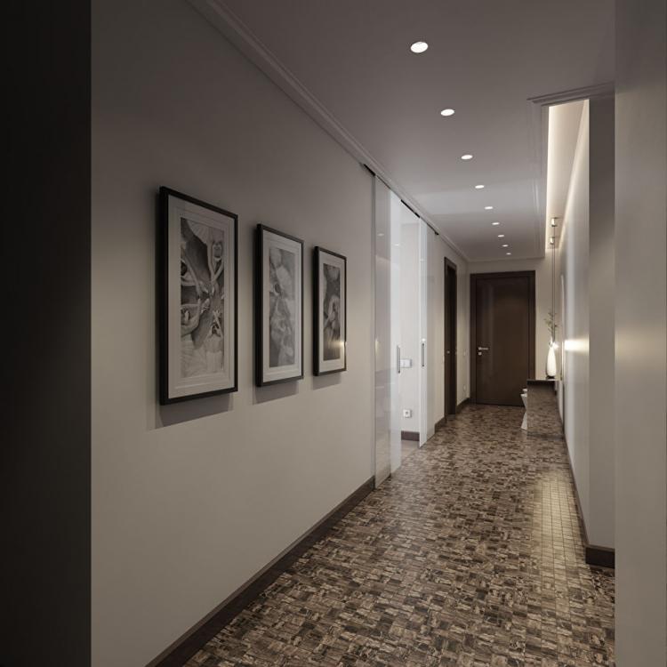 Conception d'un appartement dans le complexe résidentiel Sobranie