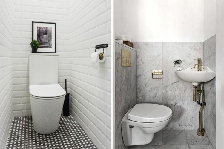 Utilisez des couleurs claires - Conception de petites toilettes