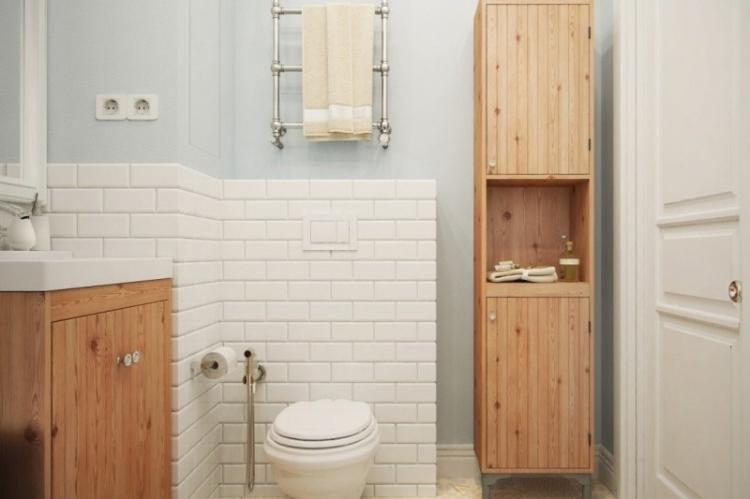 Conception de petites toilettes - photos d'intérieurs réels