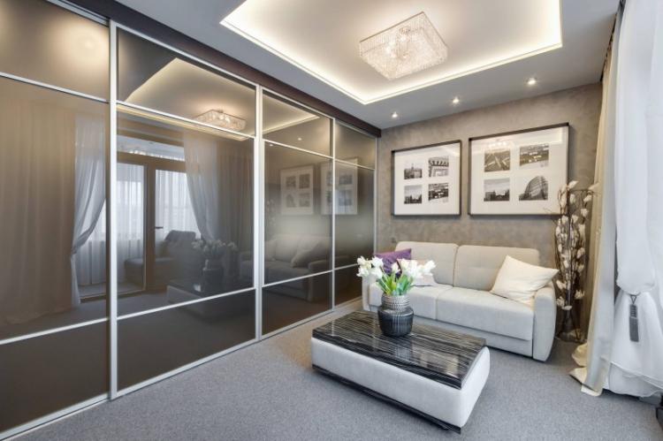 Conception originale de plafond - Conception d'un petit salon