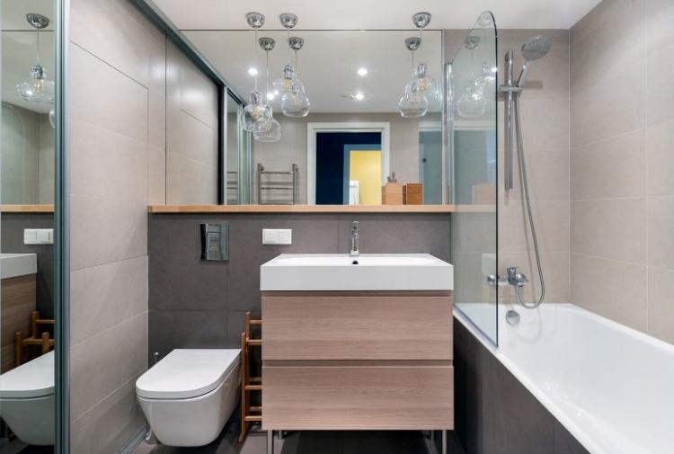 Salle de bain - Petit appartement design