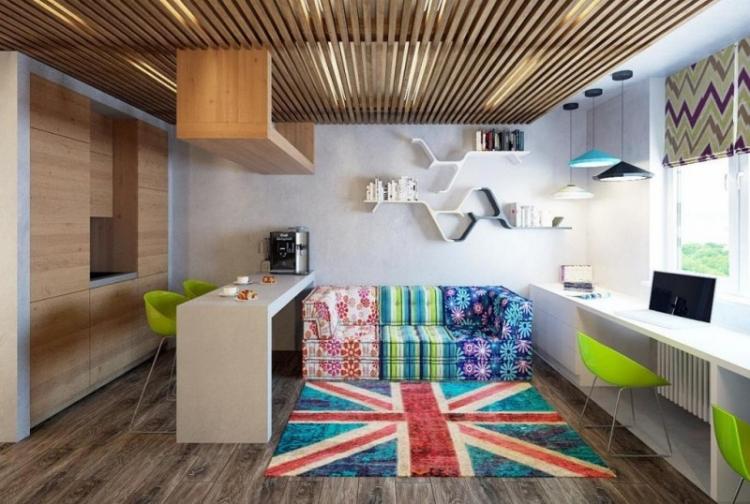 Conception de petit appartement - photos d'intérieurs réels