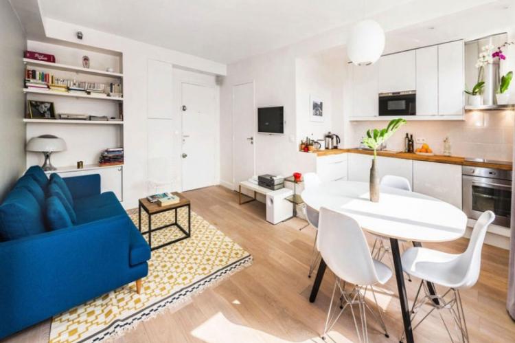 Conception de petit appartement - photos d'intérieurs réels