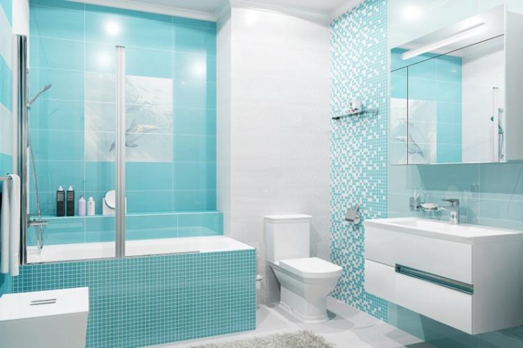 Misez sur les couleurs claires - Petite salle de bain design