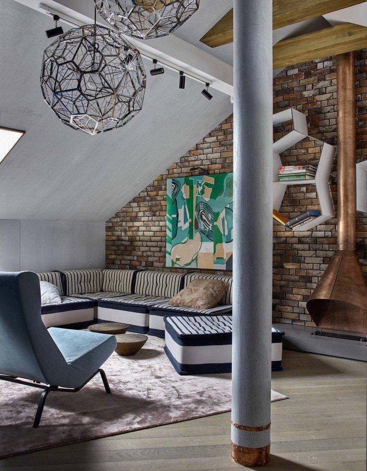 Grenier style loft - Aménagement intérieur