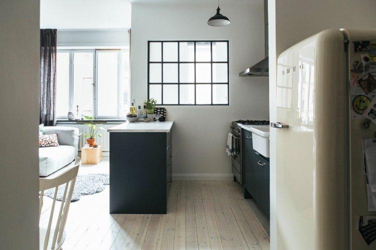 Style scandinave pour 33 m². à Stockholm - Conception d'un studio 33 m²