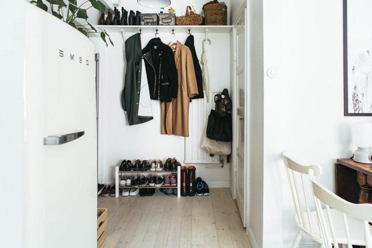 Style scandinave pour 33 m². à Stockholm - Conception d'un studio 33 m²