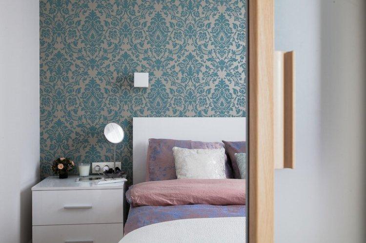 Intérieur romantique 33 m² à Saint-Pétersbourg - Conception d'un appartement d'une pièce de 33 m².