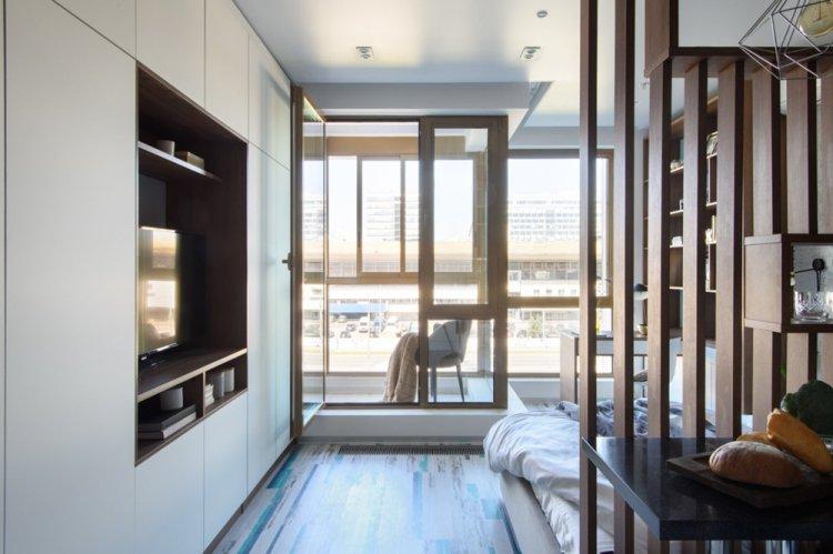 Appartement 33 m² pour deux à Moscou - Conception d'un appartement d'une pièce de 33 m².